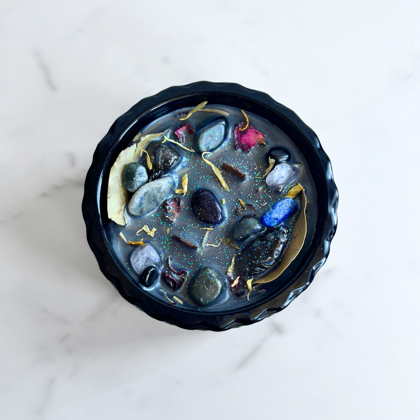 Dark Side of the Moon: New Moon Lunar Ritual Candle