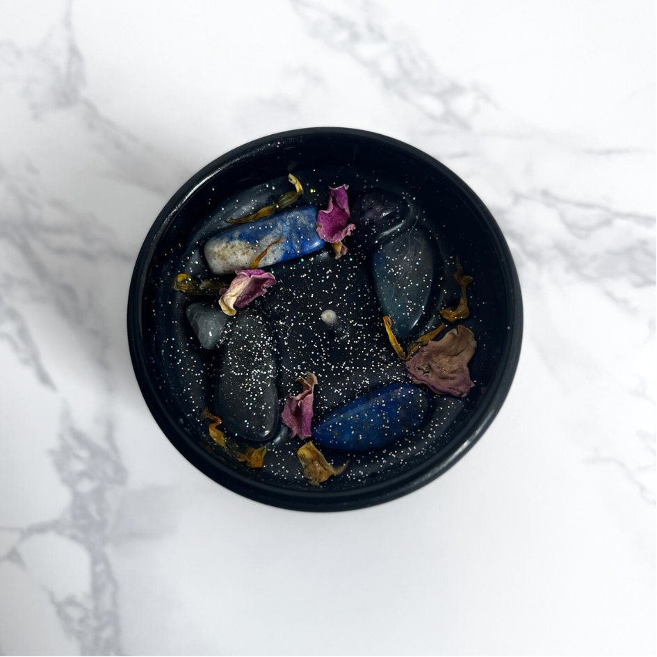 Dark Side of the Moon: New Moon Lunar Ritual Candle