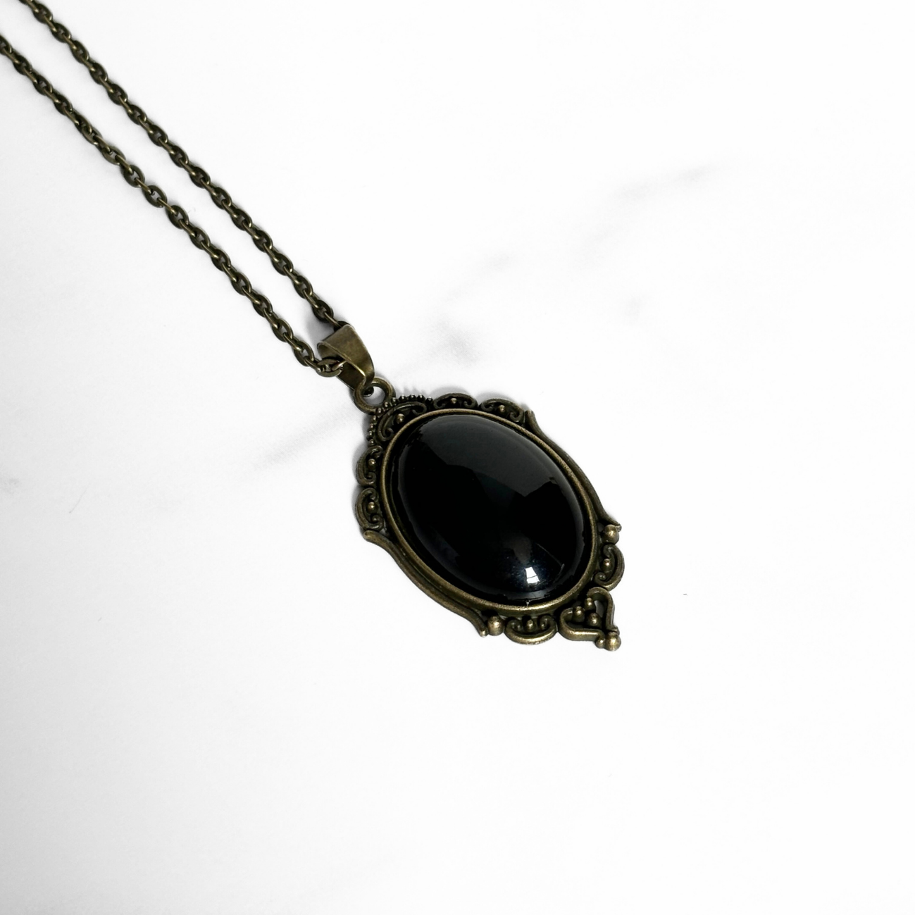 Onyx Pendant Necklace
