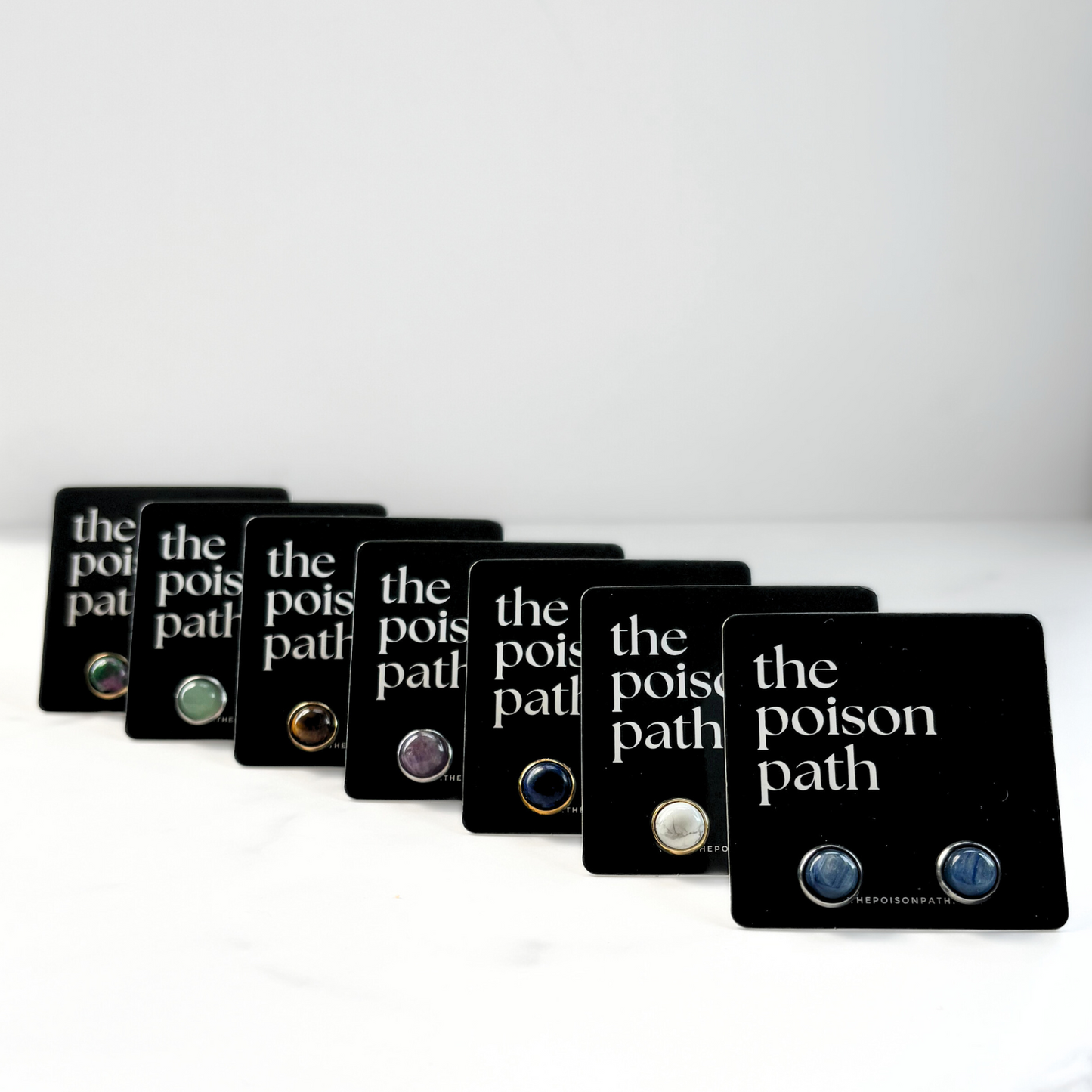 Blue Goldstone Earrings