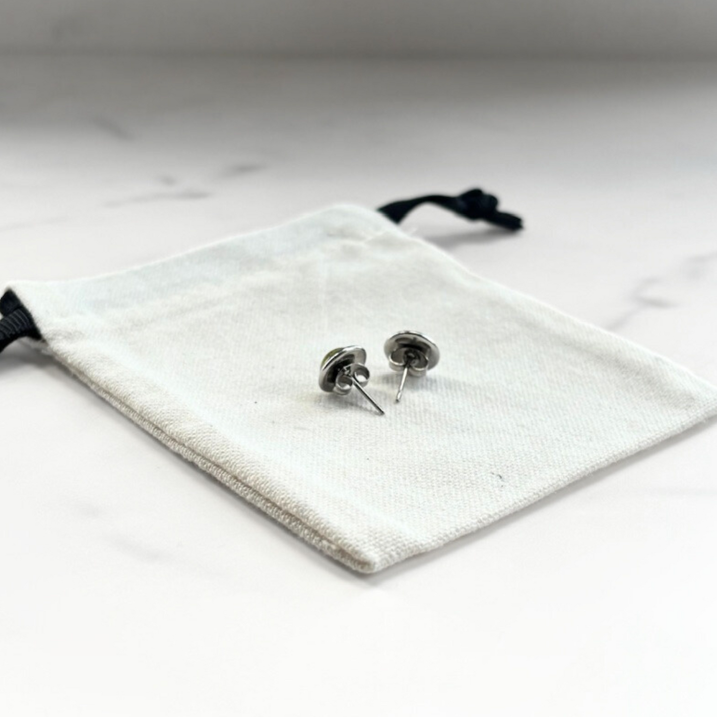 Blue Goldstone Earrings