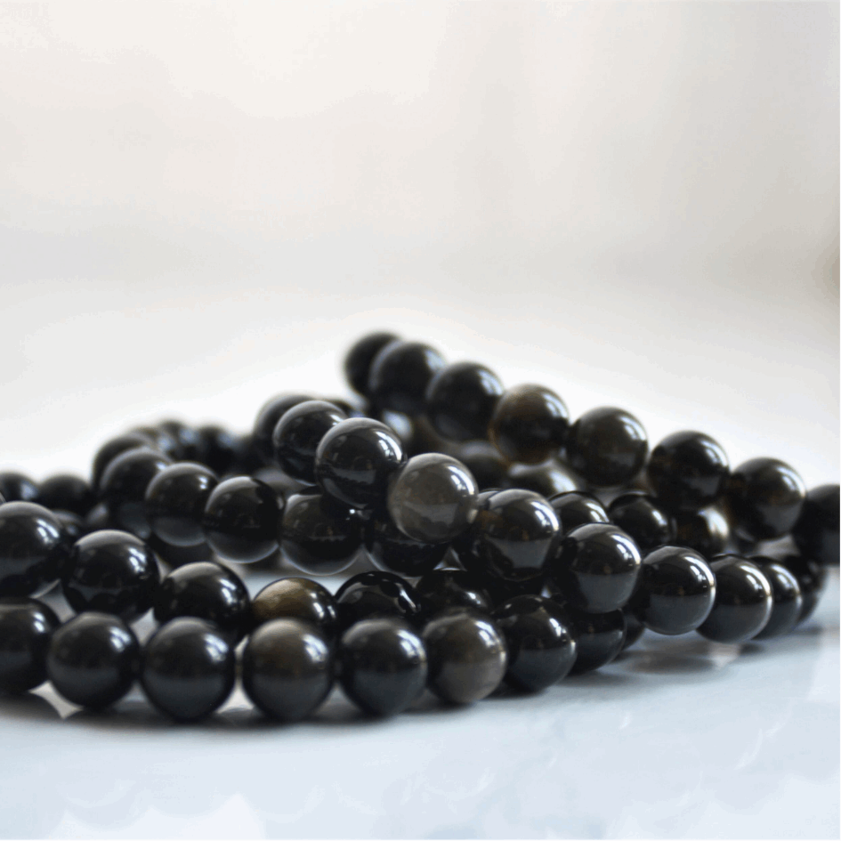 Golden Obsidian Bracelet - The Poison Path