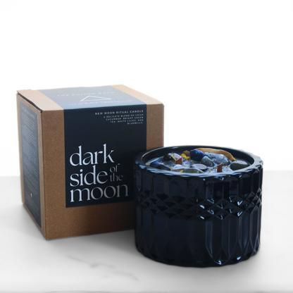 Dark Side of the Moon: New Moon Lunar Ritual Candle