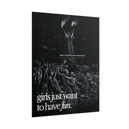 Girls Just Want To Have Fun Poster