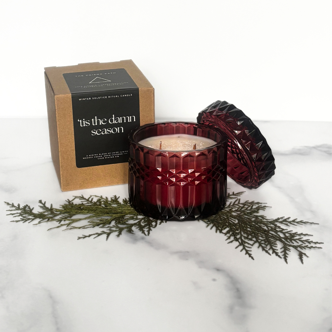 'Tis The Damn Season: Winter Solstice Ritual Candle