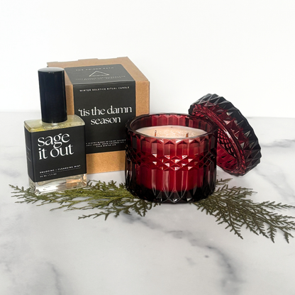 'Tis The Damn Season: Winter Solstice Ritual Candle