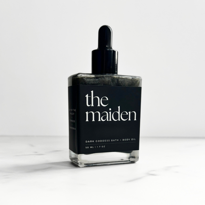 The Maiden | Dark Goddess Ritual Bath + Body Oil