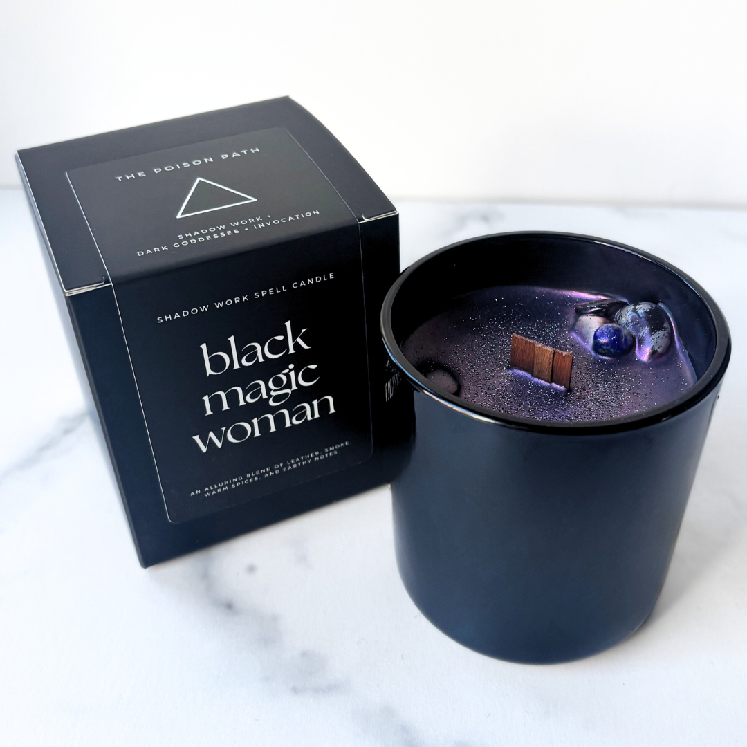 Black Magic Woman: Shadow Work Spell Candle