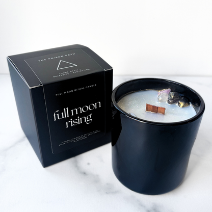 Full Moon Rising: Full Moon Lunar Ritual Candle