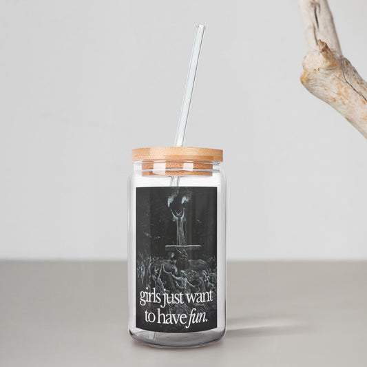 Girls Just Want To Have Fun Iced Coffee Cup