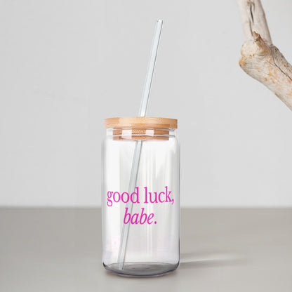 Good Luck Babe Iced Coffee Cup