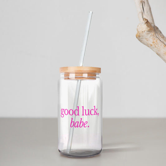 Good Luck Babe Iced Coffee Cup