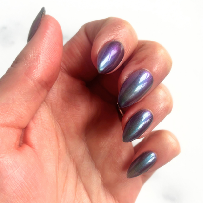 Sabrina | Teal and Violet Colorshift Nail Lacquer