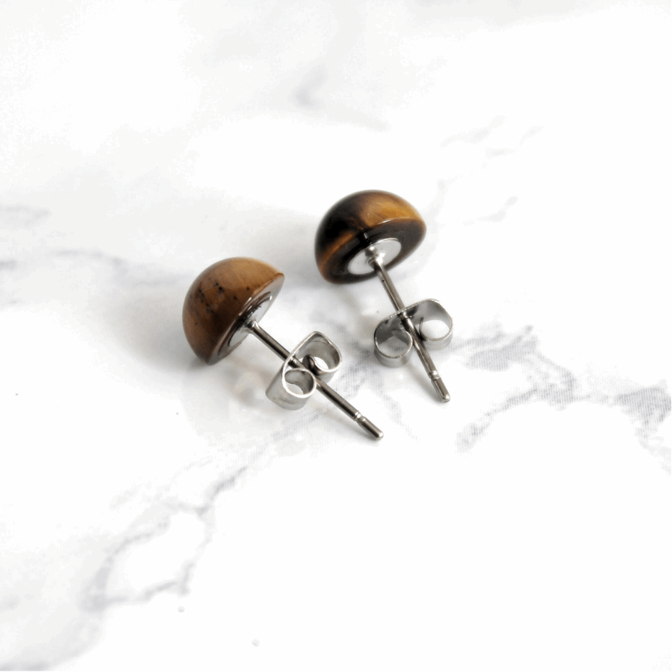 Tiger's Eye Earrings - The Poison Path